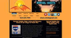 Desktop Screenshot of nhsoberlivingsandiego.com